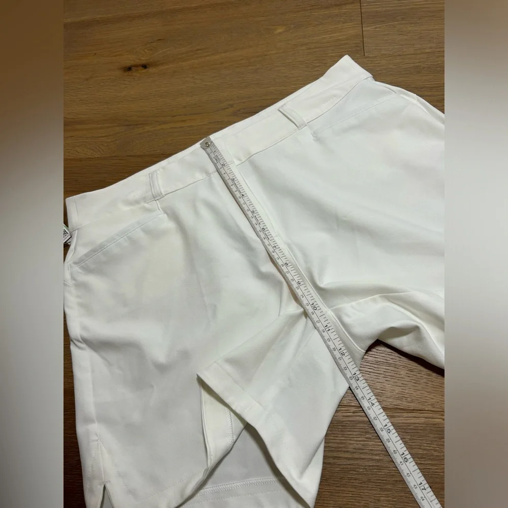 NWT Adidas white golf shorts women’s size 12 - Picture 10 of 11